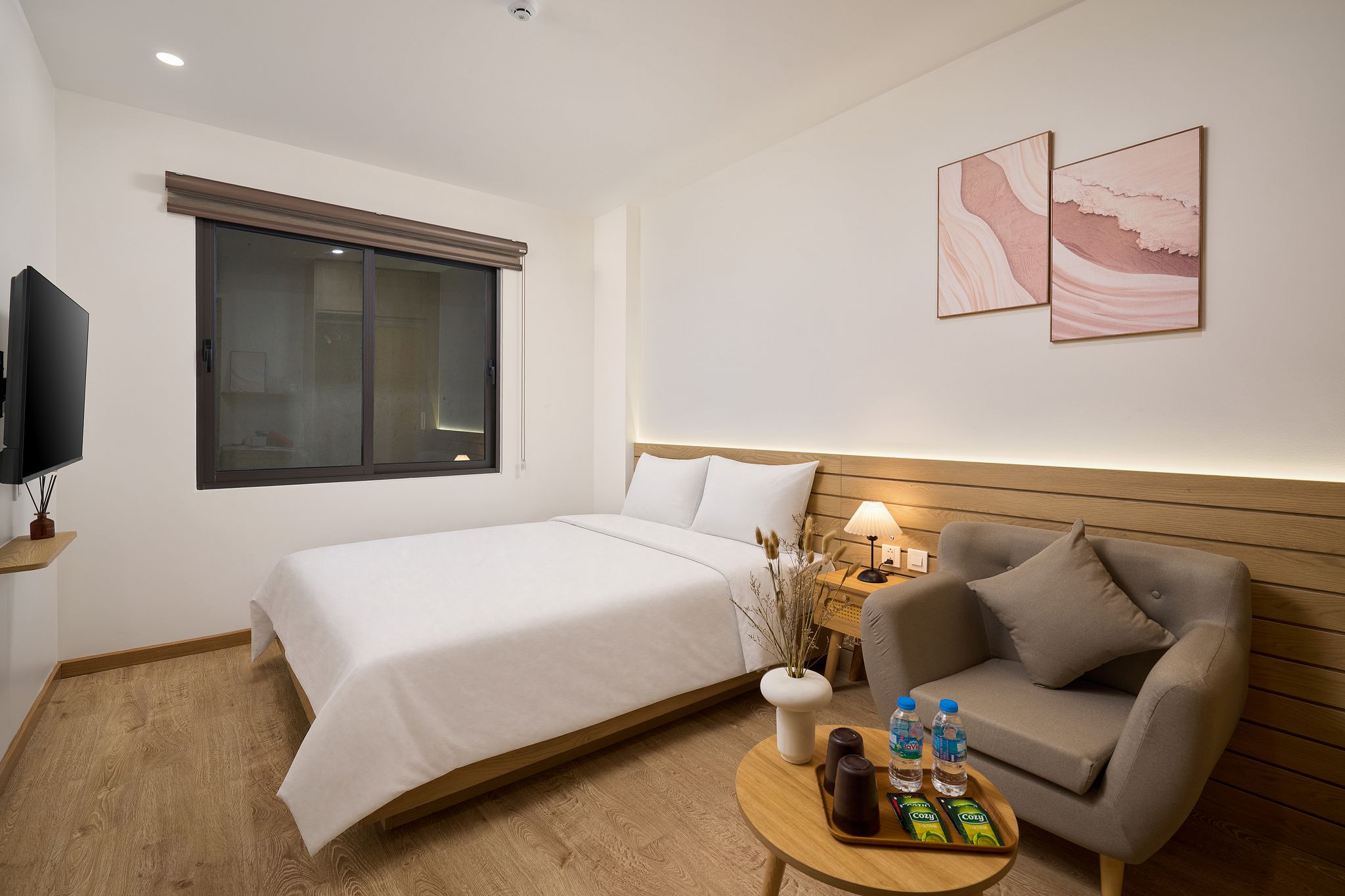 Không gian phòng nghỉ ấm cúng tại BB Homes